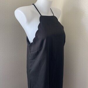 Lulu's Black Halter Dress